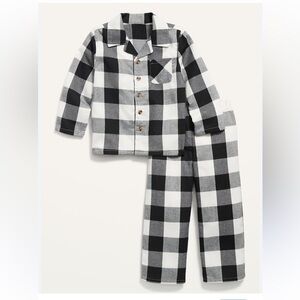 Old Navy Black and White Checkered Pajamas